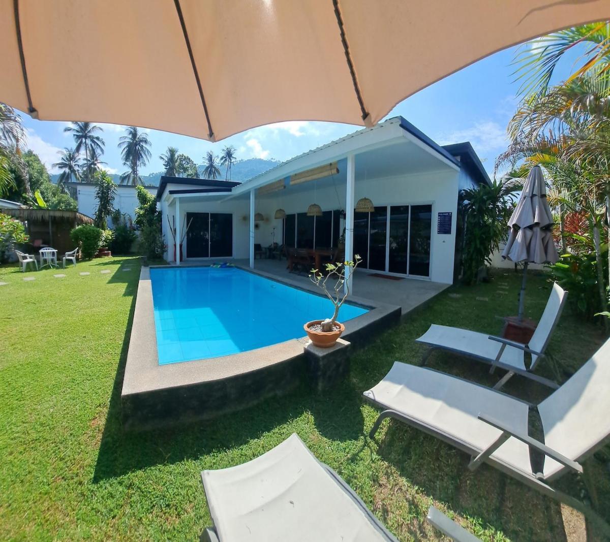 Modern Vith Pool, Montain View And Tropical Garden * Amphoe Koksamui